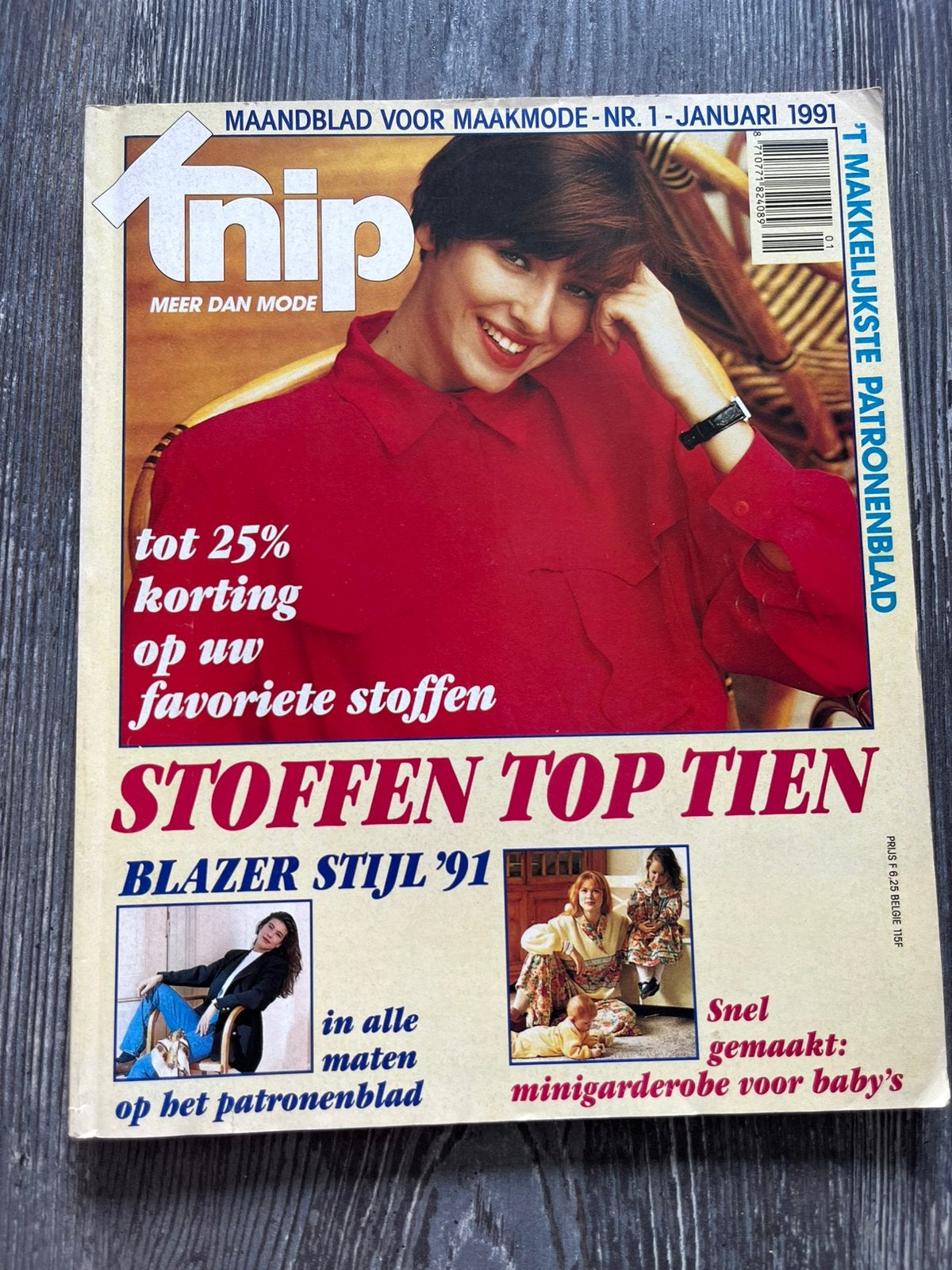 Knipmode januari 1991, Ophalen of Verzenden, Zo goed als nieuw, Vrouw, Knipmode