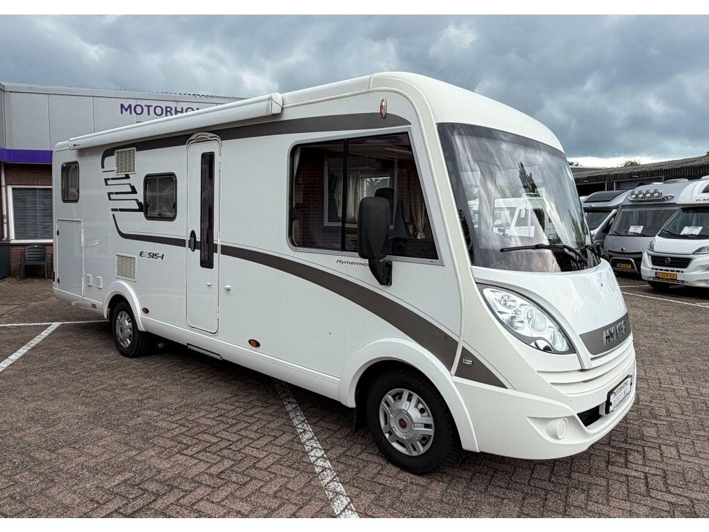 Hymer Exsis-I 678 29000 km Lengtebedden Hefbed 150PK, Caravans en Kamperen, Campers, Integraal, Fiat, Luifel, Bedrijf