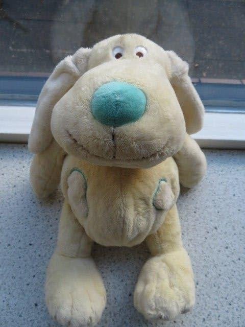 Hond Dizzy Dog merk Anna Club Plush meet ca 34 cm, Korrelvulling, Zo goed als nieuw, Middelgroot (20 tot 80 cm), Anna Club Plush