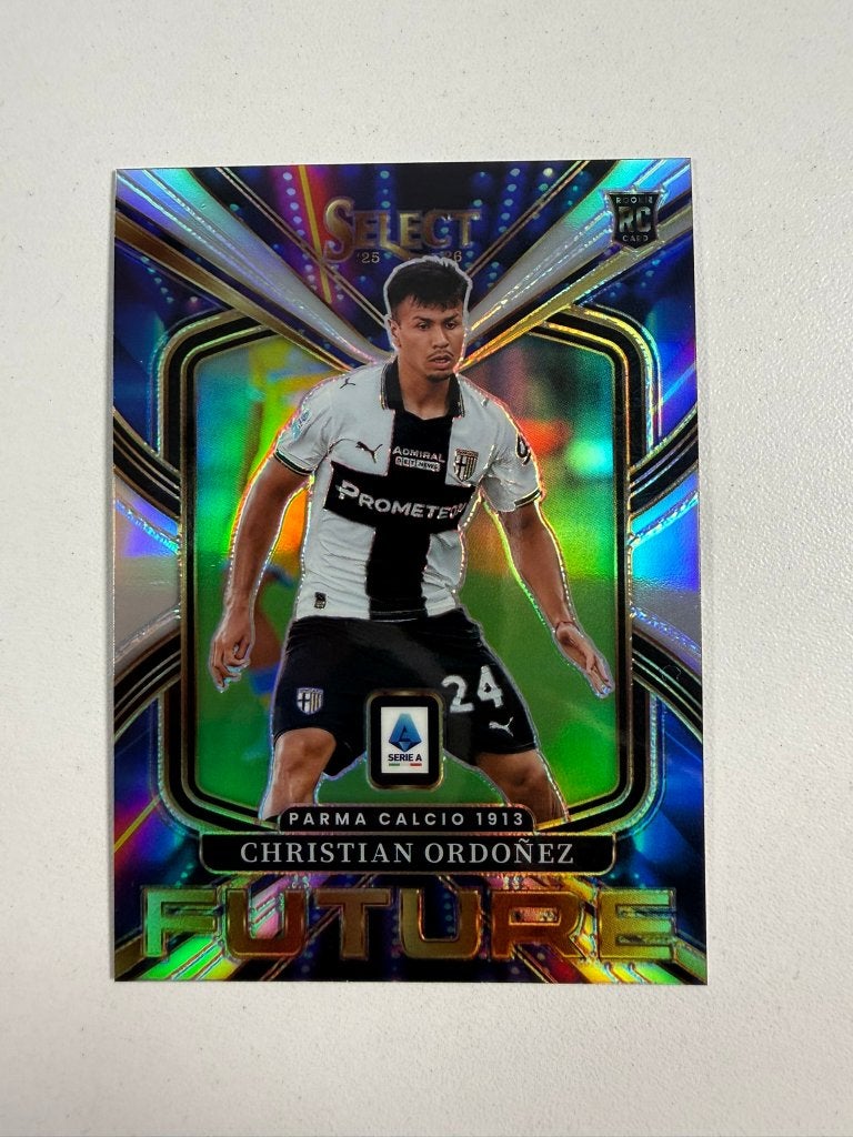 25 Christian Ordonez RC Silver Future Select Serie A 2025-26, Ophalen of Verzenden, Nieuw, Buitenlandse clubs, Poster, Plaatje of Sticker
