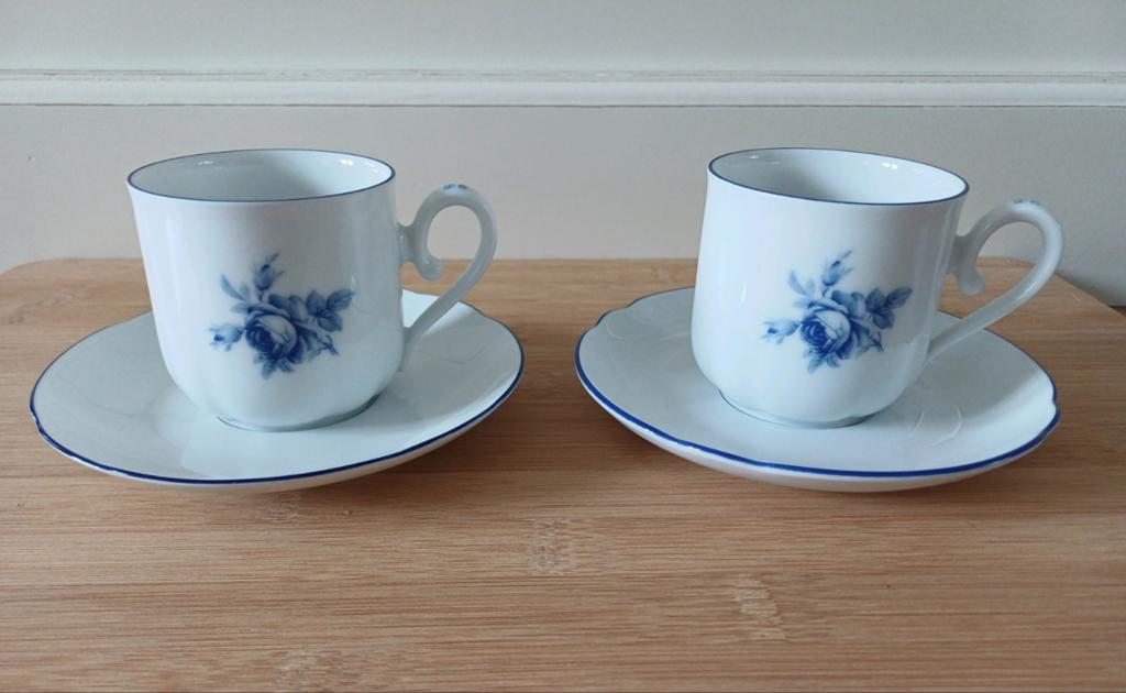 Vintage Seltmann Weiden Bavaria kop en schotel 2 sets DE, Antiek en Kunst, Ophalen of Verzenden