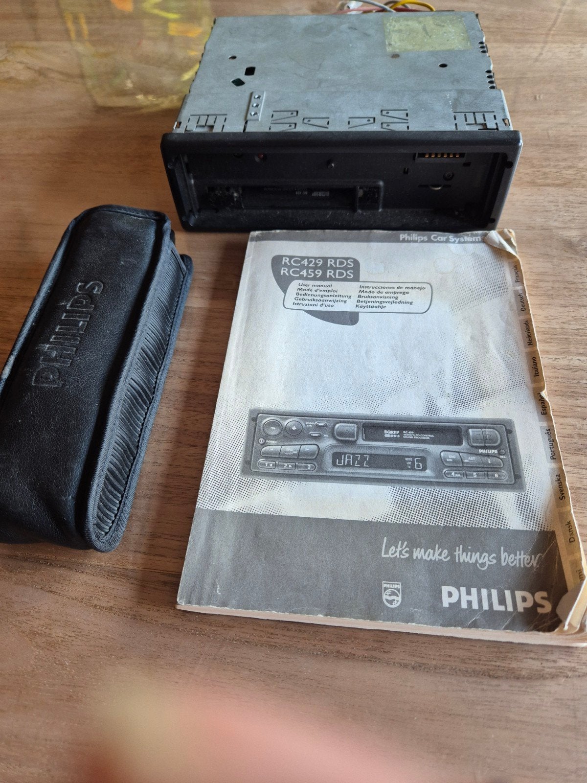 philips rc459 autoradio te koop, Ophalen of Verzenden, Gebruikt