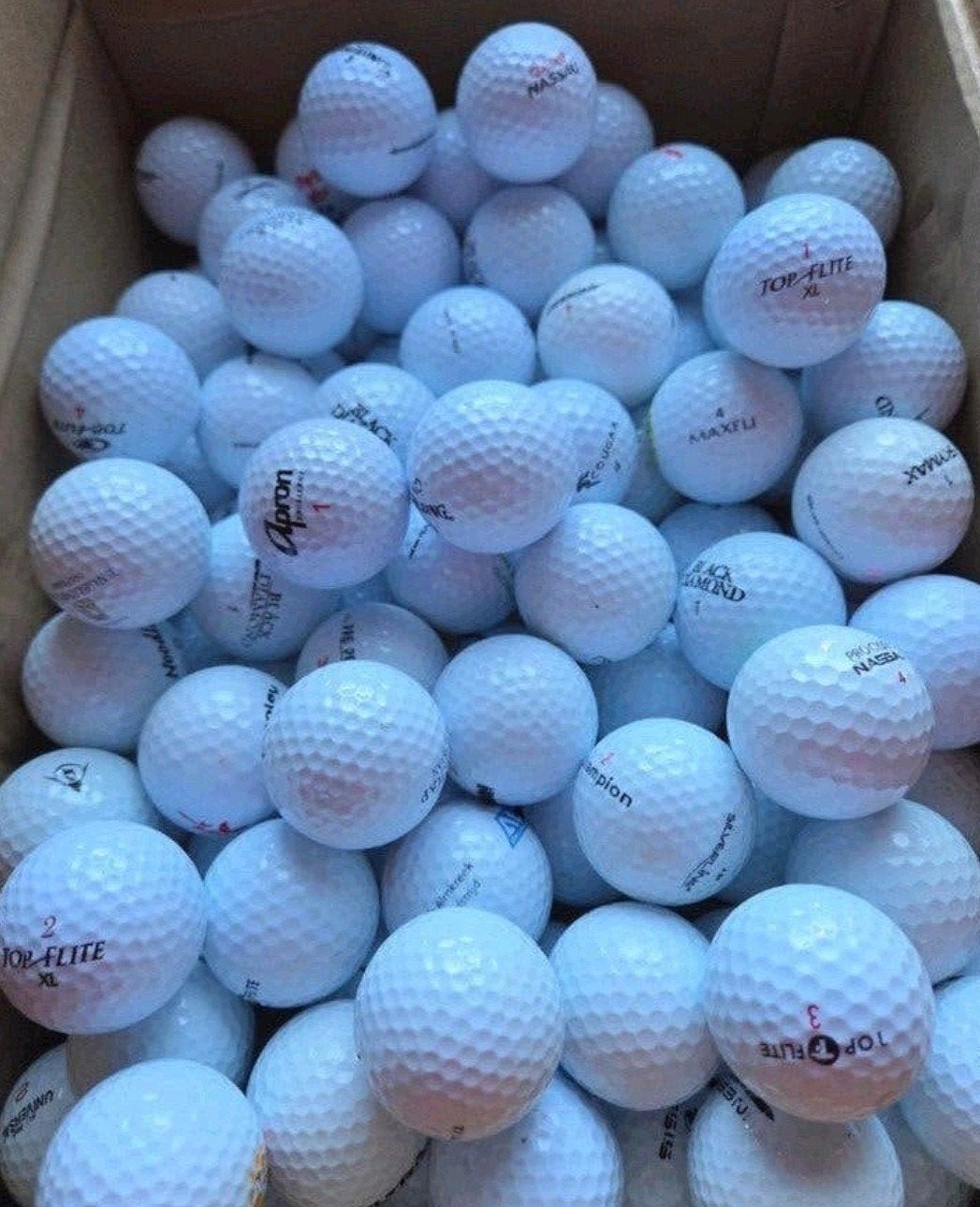100x Golfballen AAAA Kwaliteit - Diverse Merken, Niet van toepassing, Bal(len), Niet van toepassing, Ophalen of Verzenden