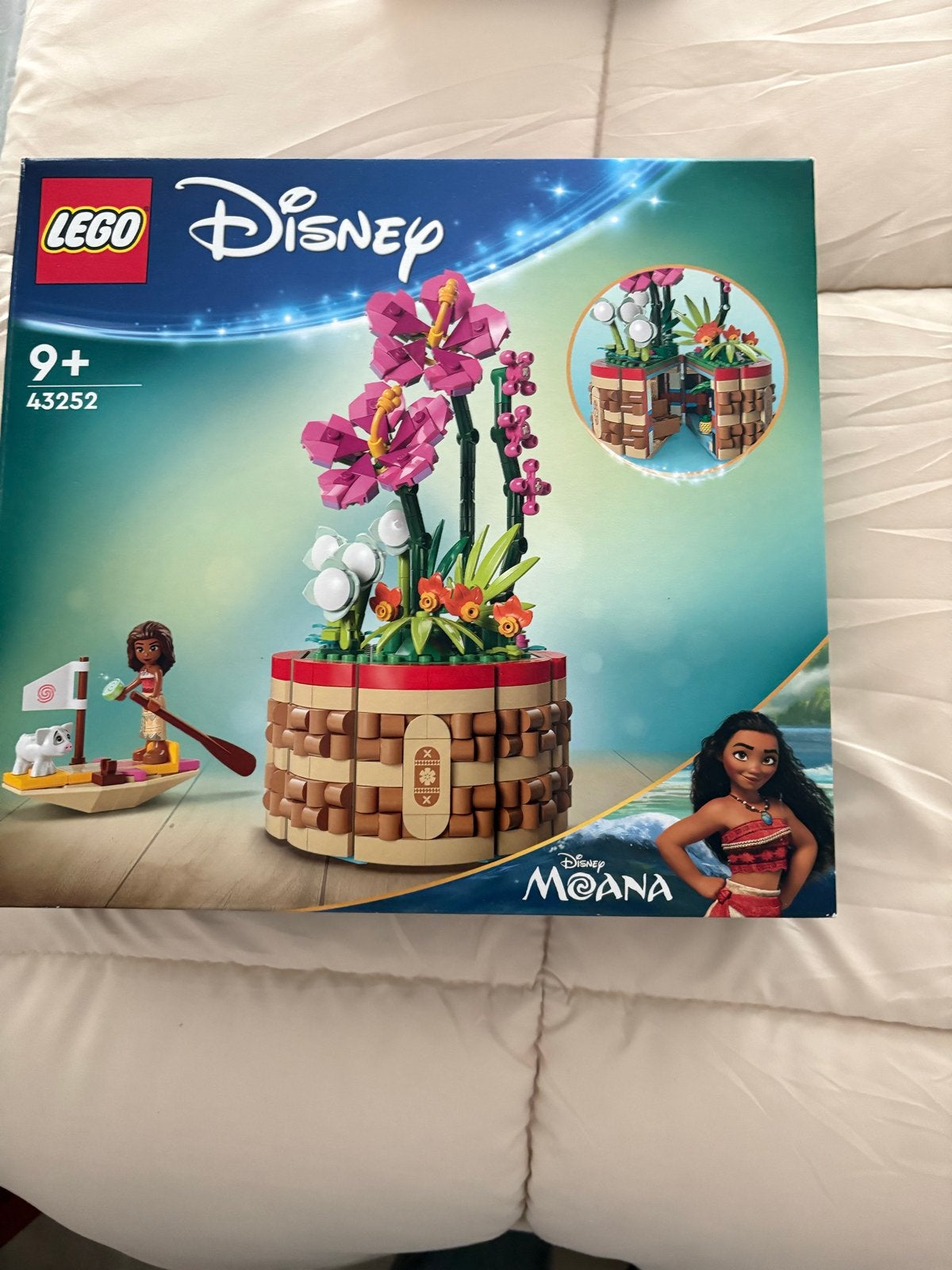 LEGO Disney Moana Bloemenpot 43252 - 1x gebouwd, Ophalen, Zo goed als nieuw