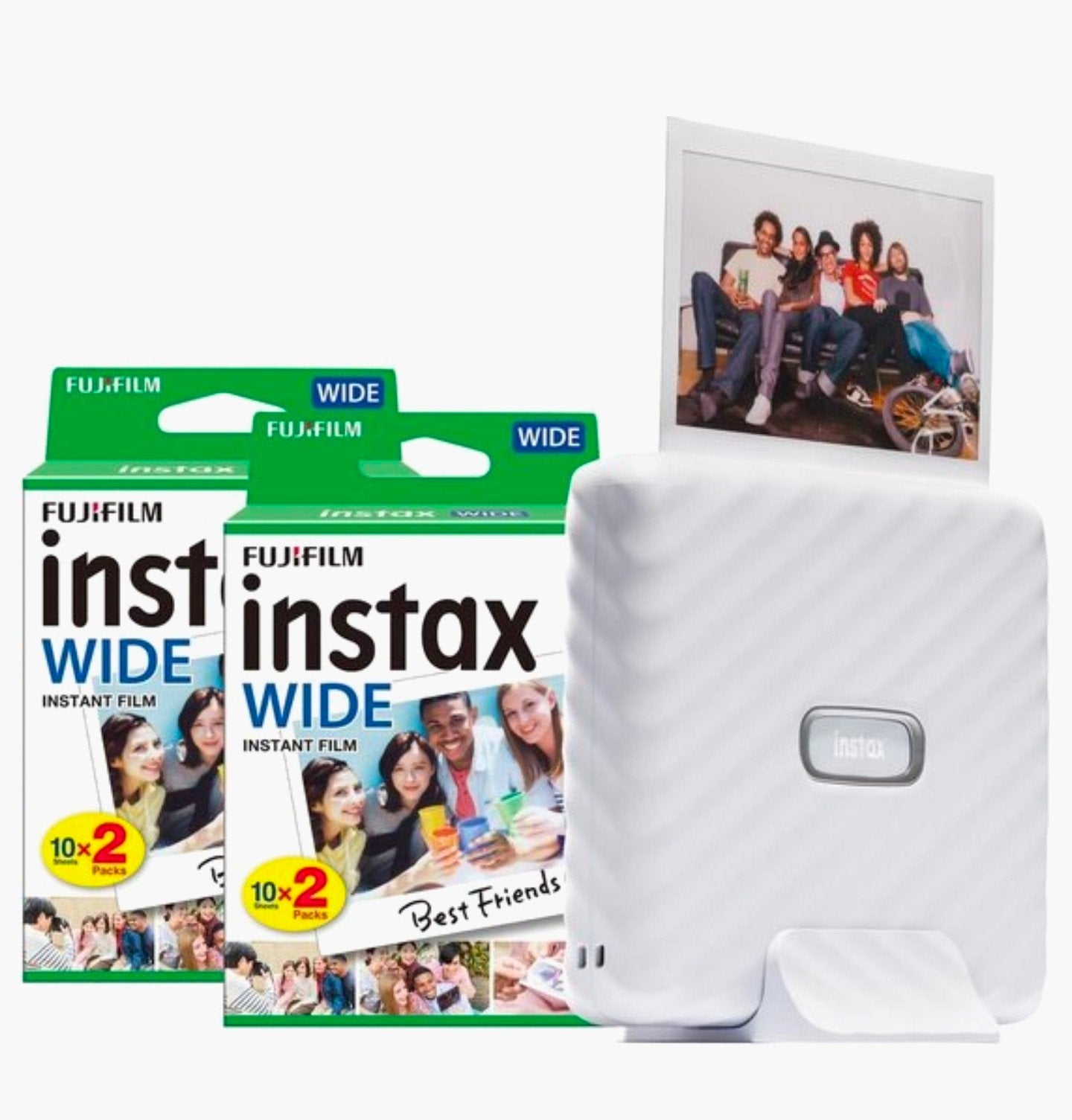 Instax Wide printer met fotopapier, Fujifilm, Overige formaten, Zo goed als nieuw, Instant film