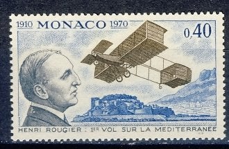 Monaco 990 Vliegtuigen 1970 postfris, Ophalen of Verzenden, Postfris