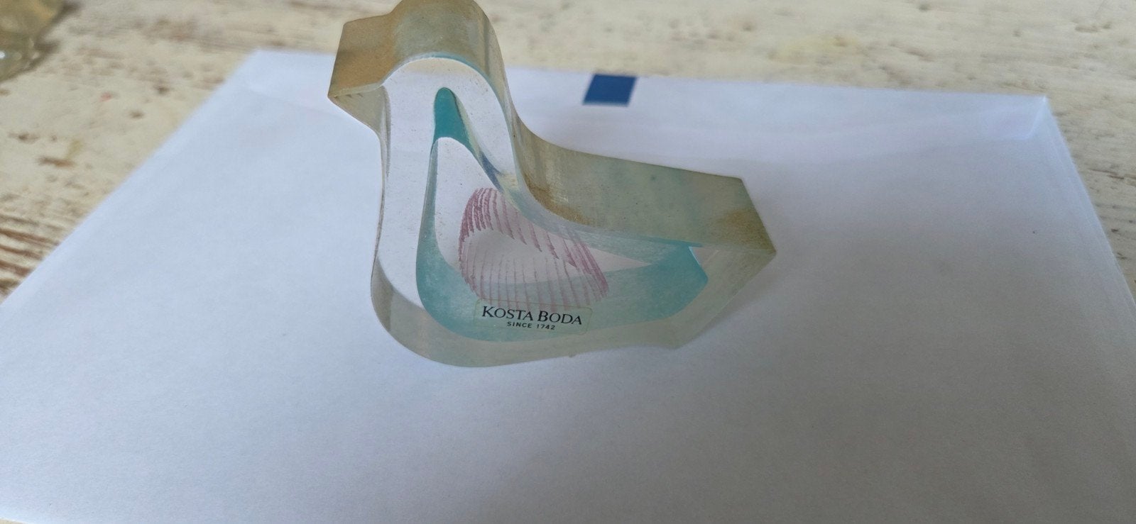 Vintage Kosta Boda glazen vogeltje - Decoratief object, Ophalen of Verzenden