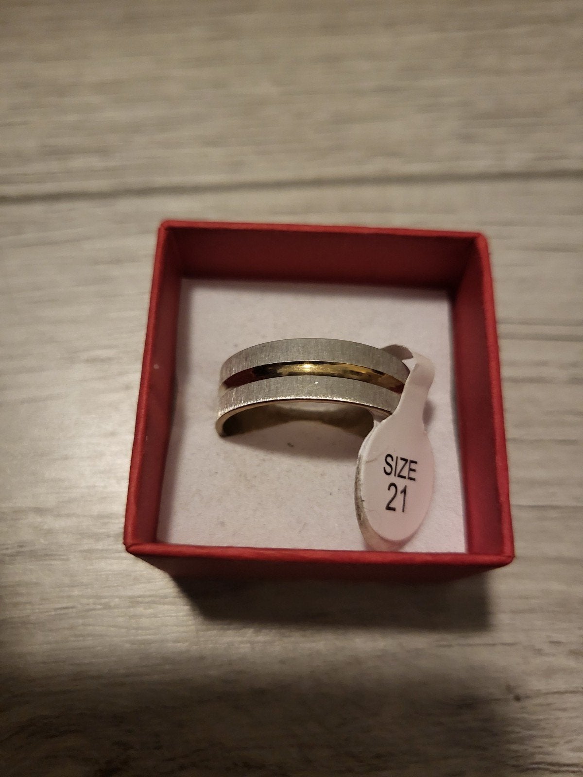 Nieuwe ring, maat 21, 20 of groter, IJzer of Staal, Nieuw, Ophalen of Verzenden