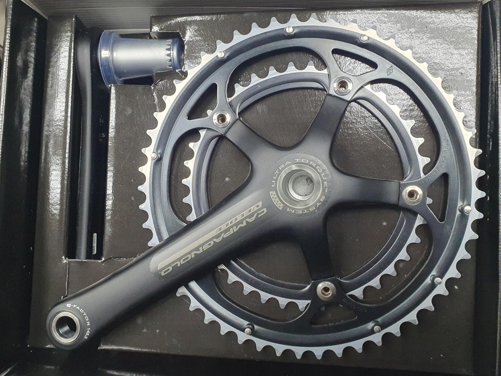 Nieuw Campagnolo Veloce UT10 crankstel UltraTorque, Fietsen en Brommers, Fietsonderdelen, Crankstel of Pedalen, Campagnolo, Nieuw