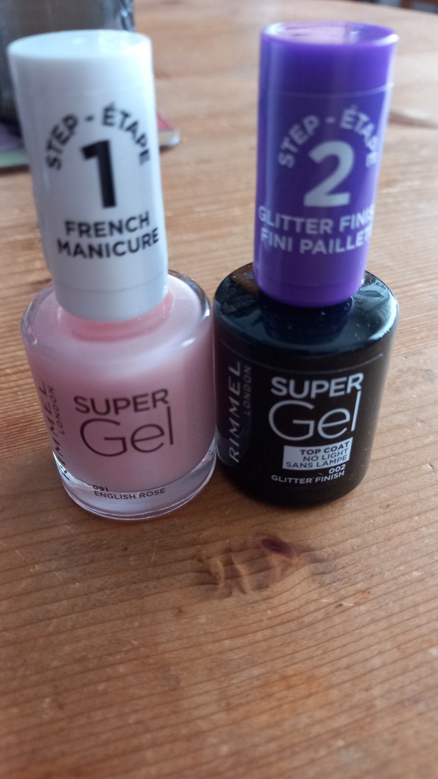 Rimmel. Super gel.Step- étape 1 en 2 French manicure., Ophalen of Verzenden, Nieuw, Handen en Nagels
