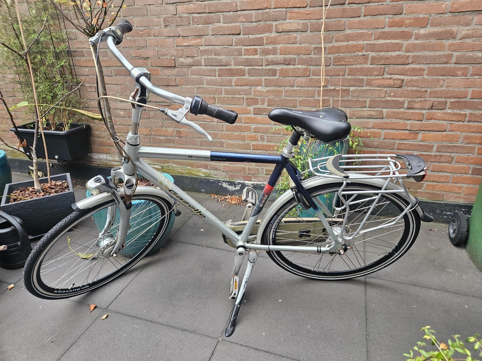 Gazelle Orange - gebruikt, Fietsen en Brommers, Fietsen | Dames | Damesfietsen, Ophalen, Velgrem, Versnellingen, Gazelle