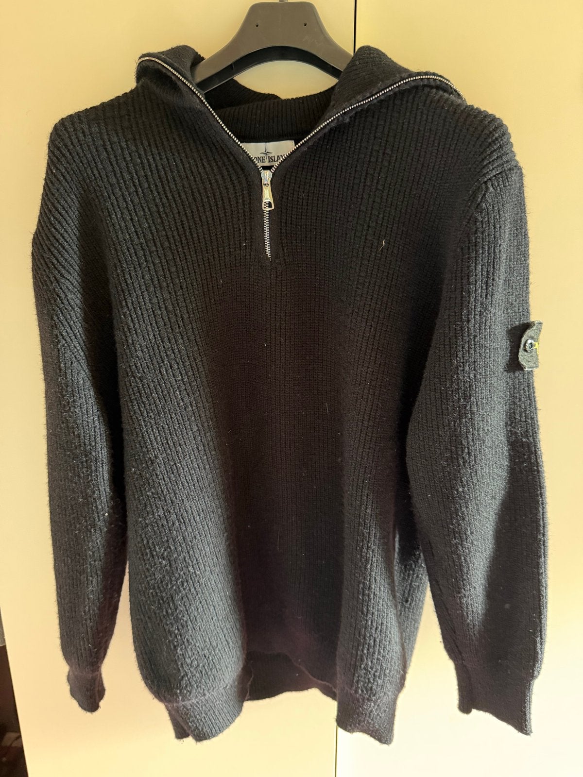 Stone Island sweater XL, Ophalen of Verzenden, Gedragen, Maat 56/58 (XL), Zwart