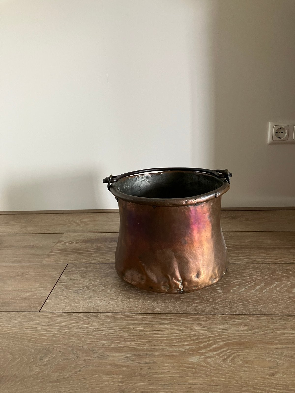 Antieke Koperen Pot met Handvatten, Antiek en Kunst, Antiek | Koper en Brons, Ophalen, Koper