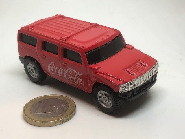 Hummer H2 Coca Cola, Edocar, Hobby en Vrije tijd, Modelauto's | Overige schalen, Ophalen of Verzenden