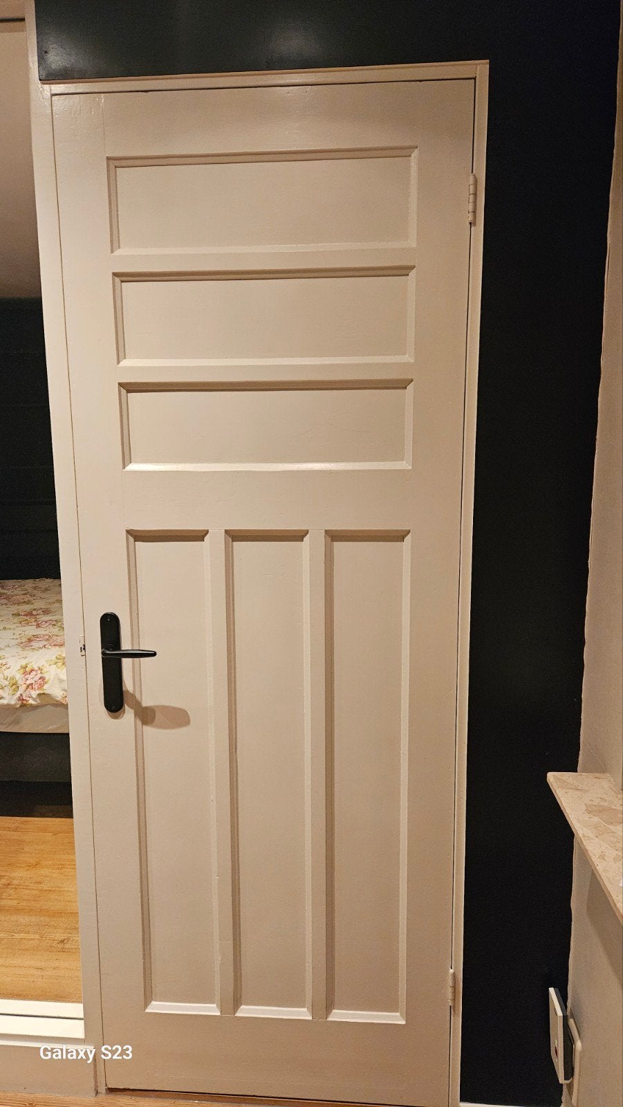 3x Binnendeur met zwart deurbeslag (211x82.5cm & 211x77cm), Ophalen, Gebruikt, 80 tot 100 cm, Binnendeur