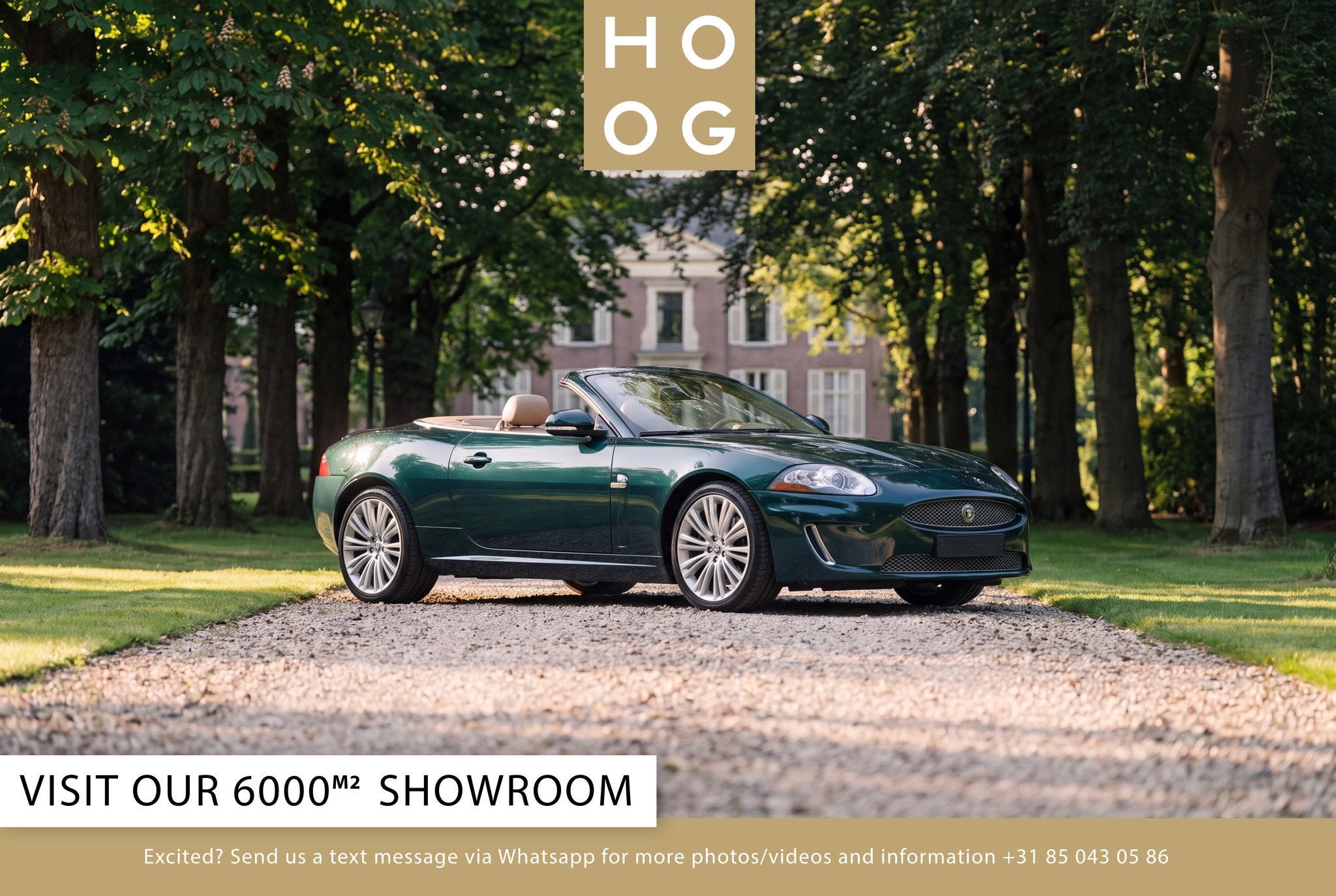 Jaguar XK 5.0 Convertible (bj 2009, automaat), Auto's, Gebruikt, Overige kleuren, Cabriolet, Leder
