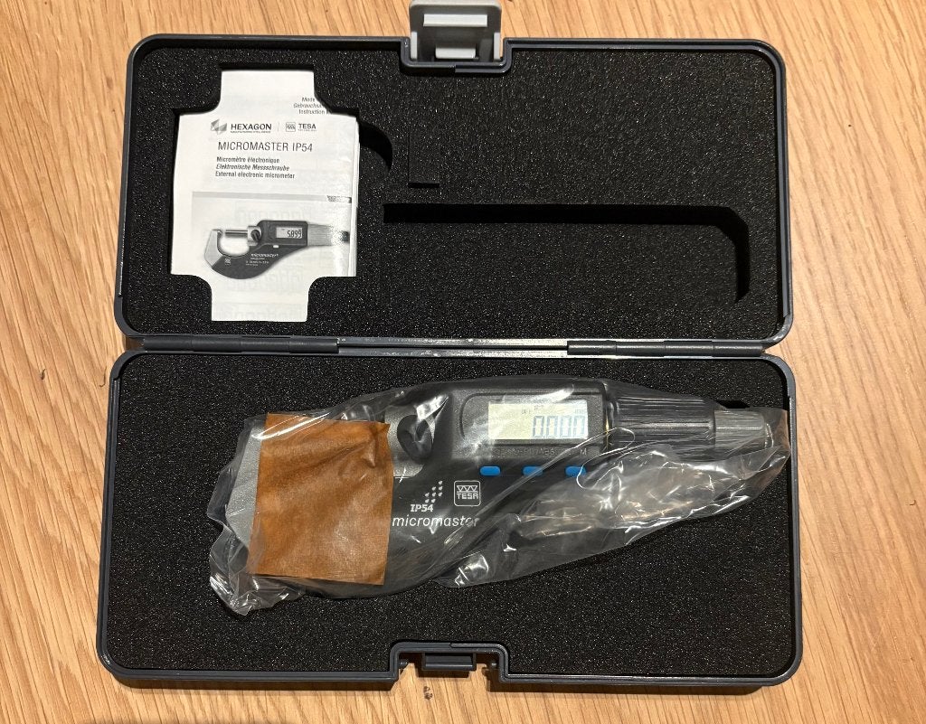 TESA Hexagon Micromaster IP54 - Digital Micrometer 0-30 mm