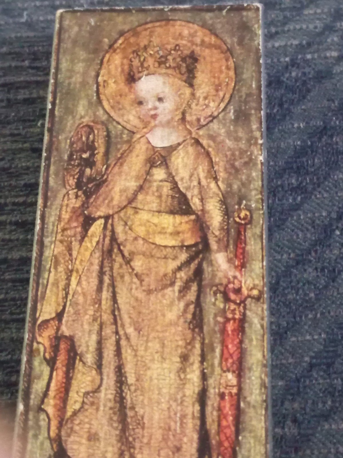 Heilige Katharina van Stefan Lochner -, Antiek en Kunst, Ophalen of Verzenden