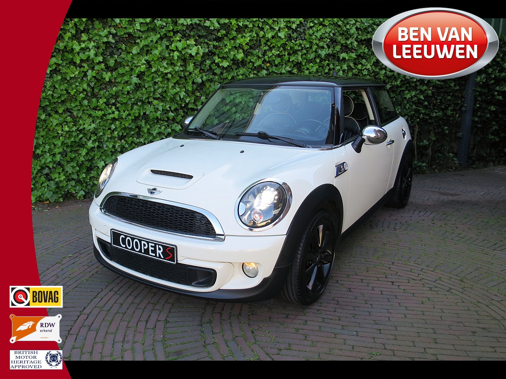 MINI Cooper S 1.6 Chili R56 LCI NL-auto, Leer, Navi, Xenon,, Euro 5, Gebruikt, 4 cilinders, Met garantie (alle)