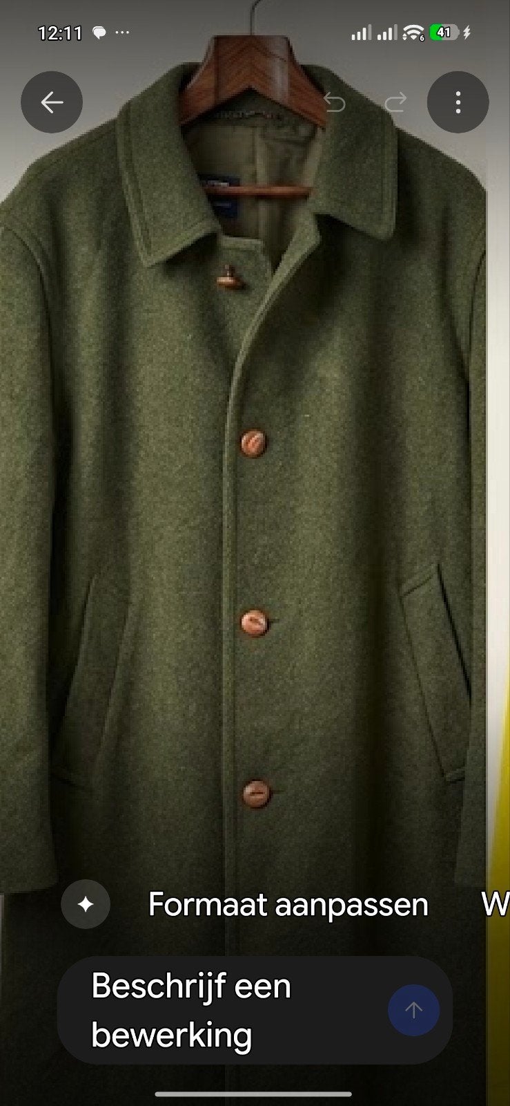 Jager-loden jas XL, Ophalen of Verzenden, Zo goed als nieuw, Maat 56/58 (XL)