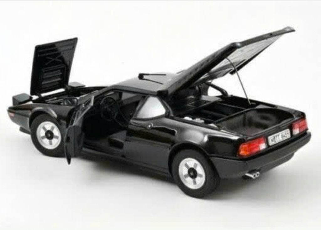 BMW M1 E26 1980 Zwart schaal 1/18 NOREV ref: 183225, Verzenden, Nieuw, Auto, Norev