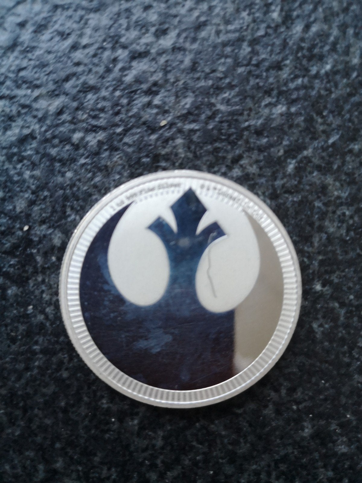 Star Wars Rebel Alliance 1 oz Zilveren Munt - Kras, Zilver, Overige landen, Losse munt, Overige waardes