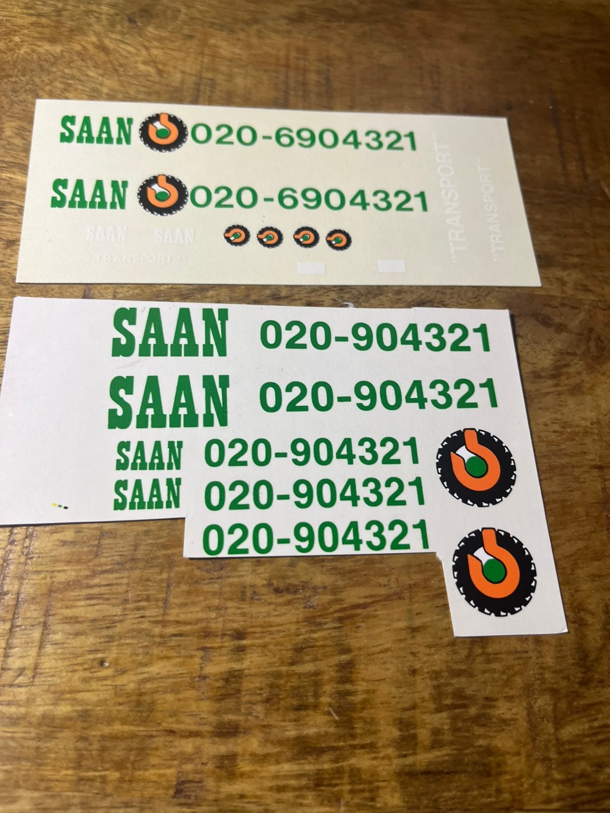 Decals van saan, Ophalen of Verzenden, Nieuw, Hijskraan, Tractor of Landbouw, Wsi