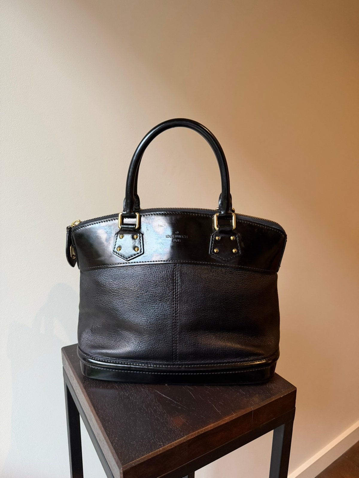 Louis Vuitton Lockit PM, Ophalen of Verzenden, Zo goed als nieuw, Zwart, Handtas