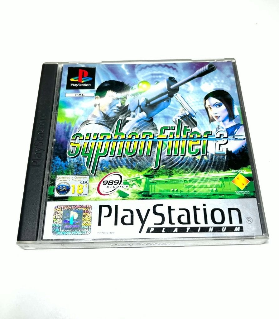 Syphon Filter 2 PlayStation 1 Ps1, Gebruikt, Vanaf 18 jaar, Shooter, 1 speler