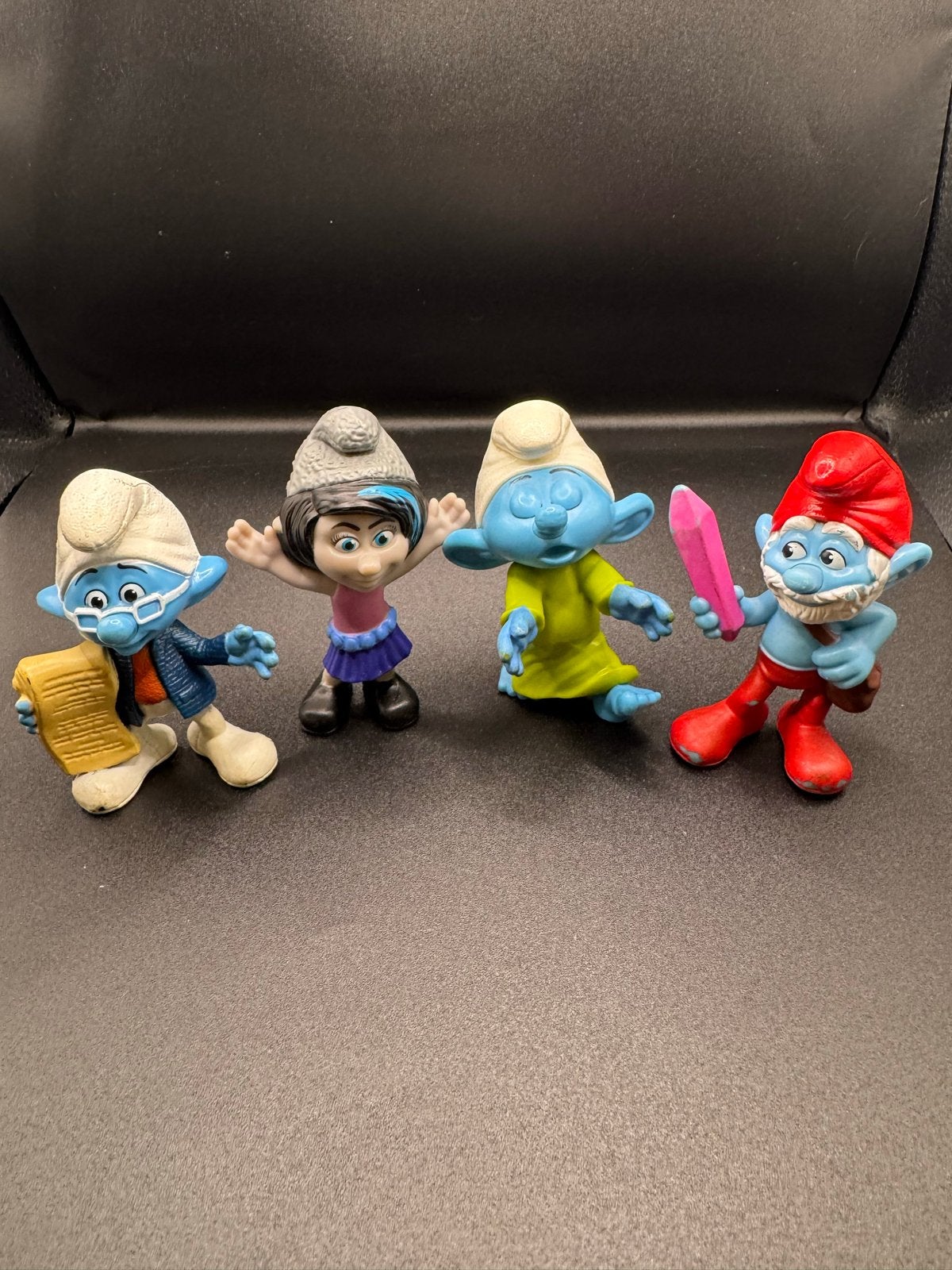 Smurfen McDonald's Figuren - Set van 4, Verzenden, Gebruikt, Verschillende Smurfen, Poppetje, Figuurtje of Knuffel