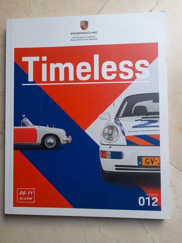 Porsche rijkspolitie Timeless magazine  Baas van de snelweg, Ophalen of Verzenden, Porsche