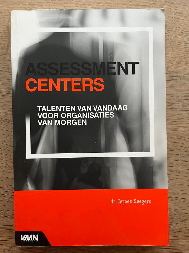 Jeroen Seegers - Assessment centers, Boeken, Ophalen of Verzenden, Zo goed als nieuw, Jeroen Seegers
