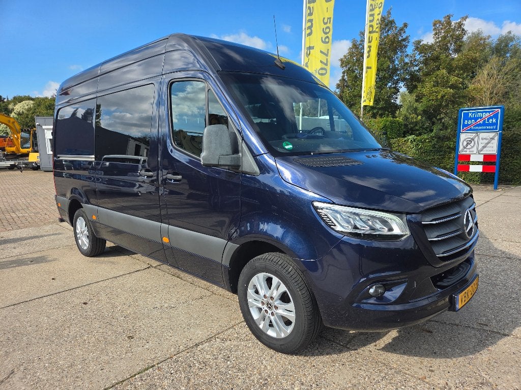 Mercedes Sprinter 2019 319 3.0 CDI EURO 6, 6-pers., 1e eig., Automaat, Stof, Euro 6, Blauw