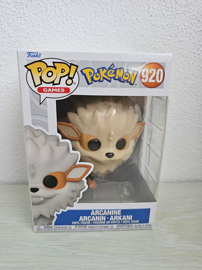 Arcanine - Pokemon Funko - 920, 21 Holborn Viaduct, London, EC1A 2DY, SupportEMEA@Funko.com, Funko, Nieuw