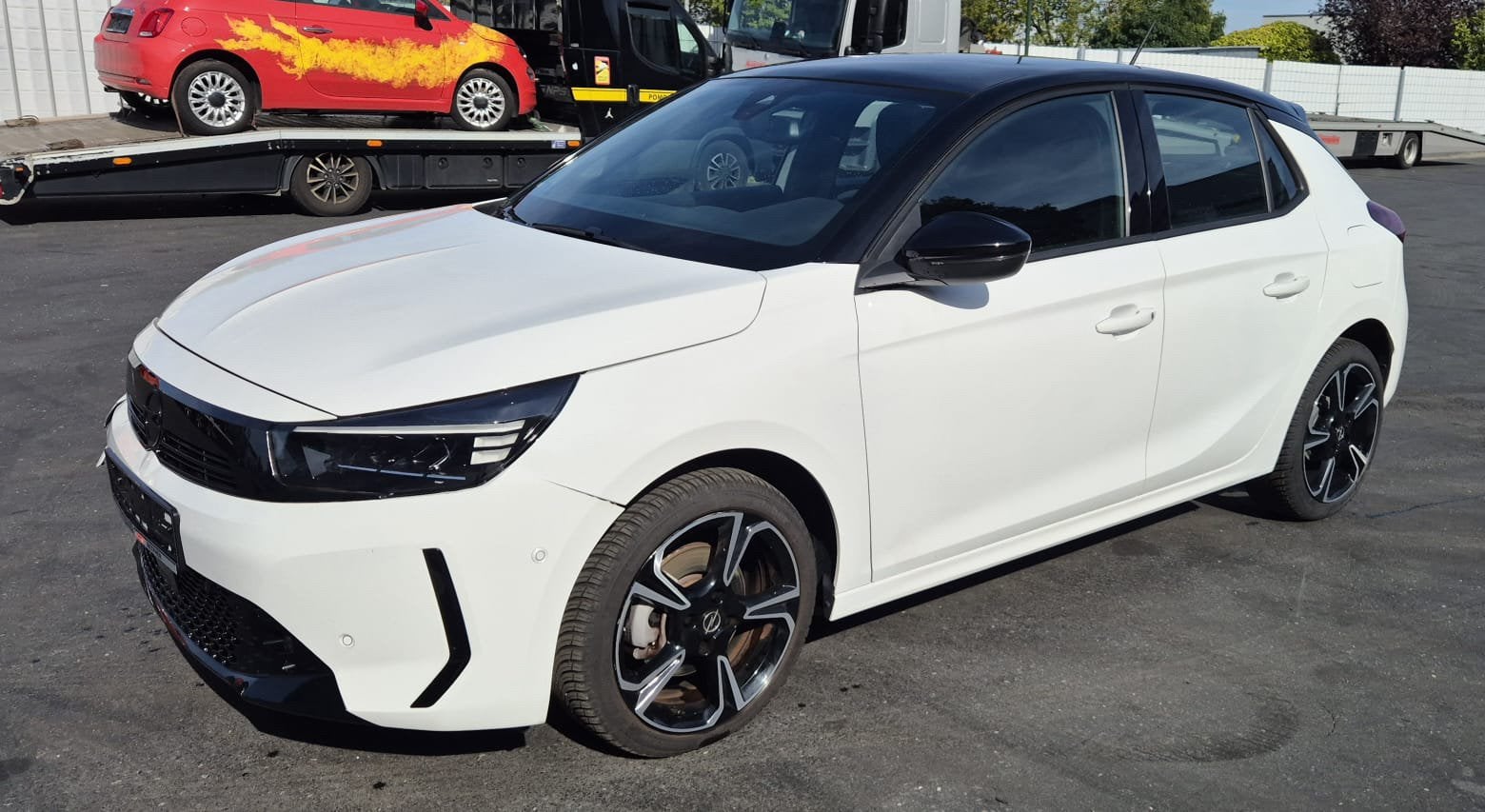 Opel Corsa 1.2 GS Carplay Pano 2025, Auto diversen, Ophalen, Zwart, Benzine