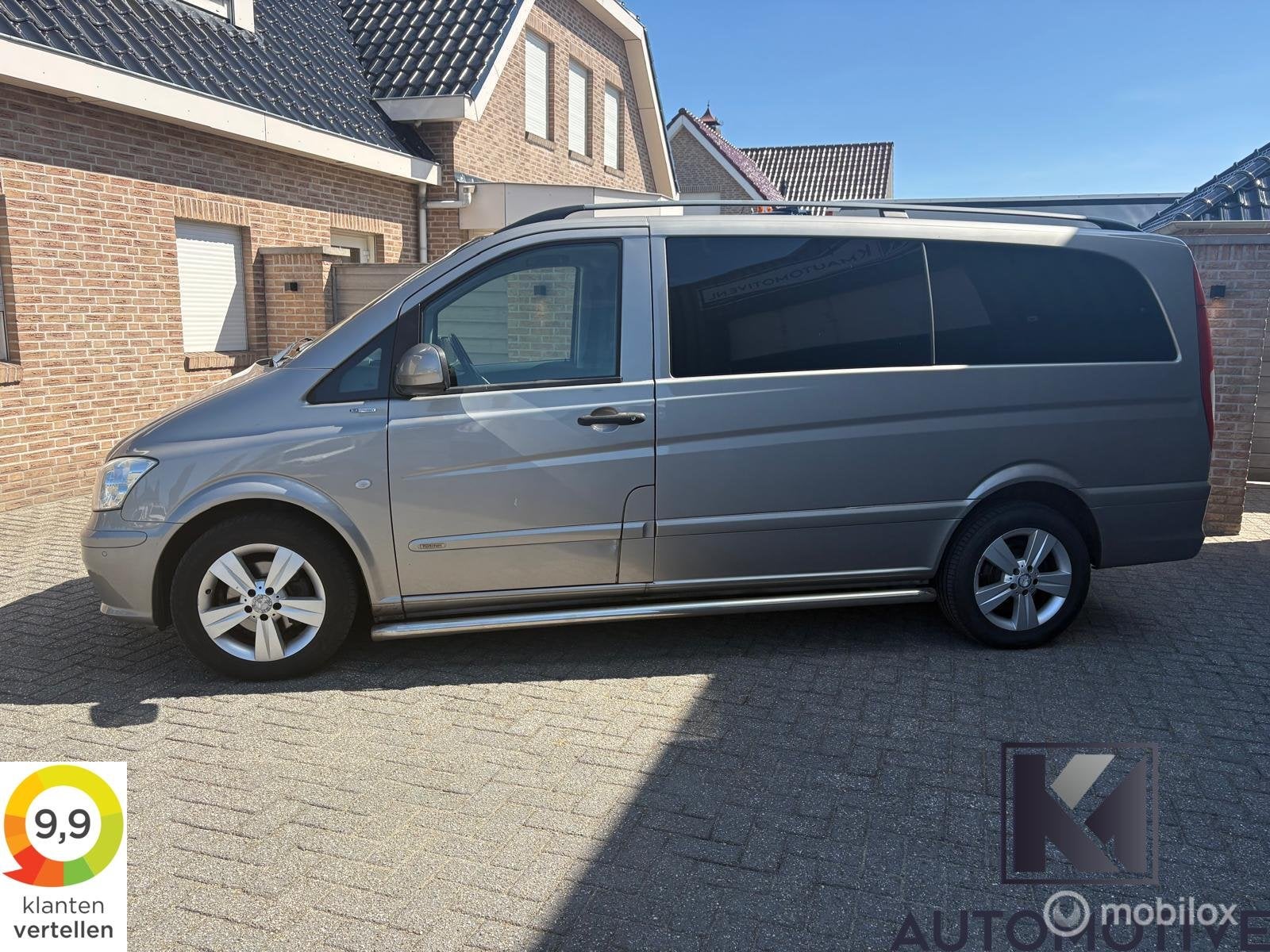 Mercedes Vito 122CDI V6 Dubbel Cabine|Automaat|Clima|Xenon, Auto's, Bestelauto's, Euro 5, 2500 kg, 2987 cc, Bedrijf