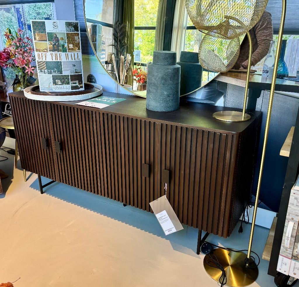 Dressoir Edmoton 4 deurs, Ophalen, Met deur(en), 150 tot 200 cm, Nieuw