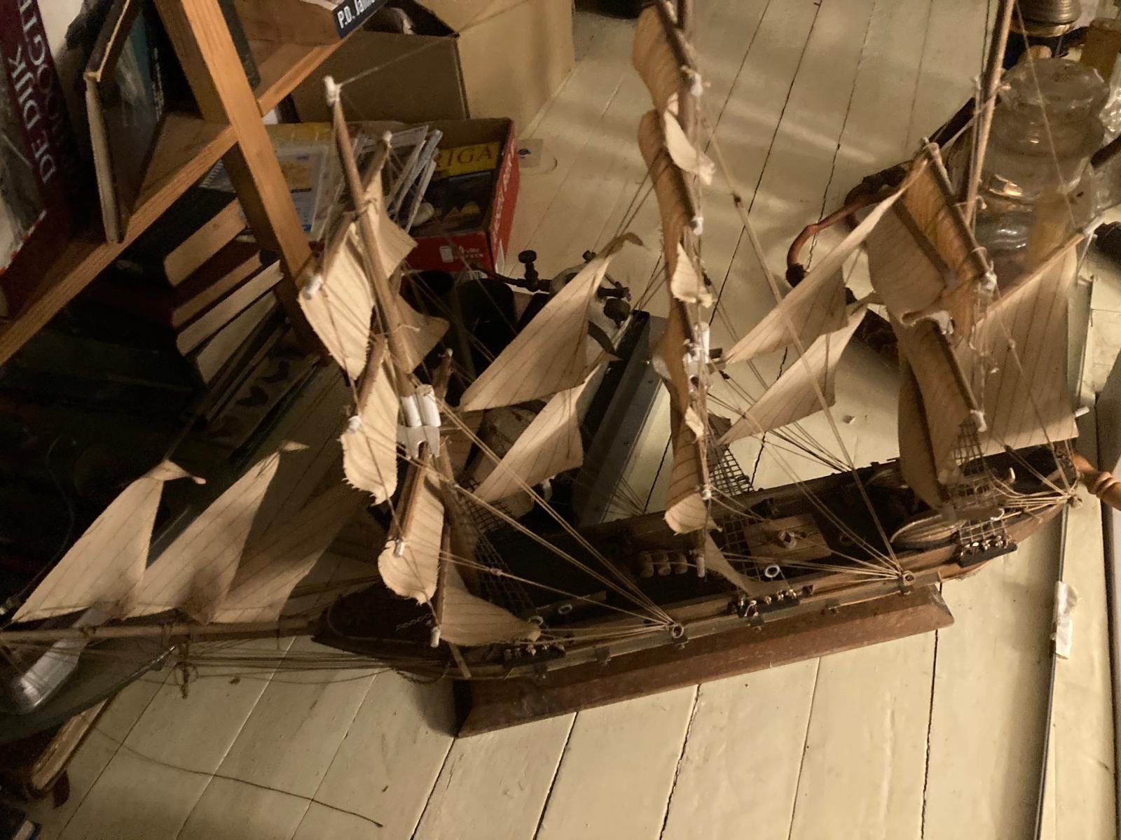 Prachtig gedetailleerd scheepsmodel - Mooie boot, Ophalen of Verzenden, Gebruikt
