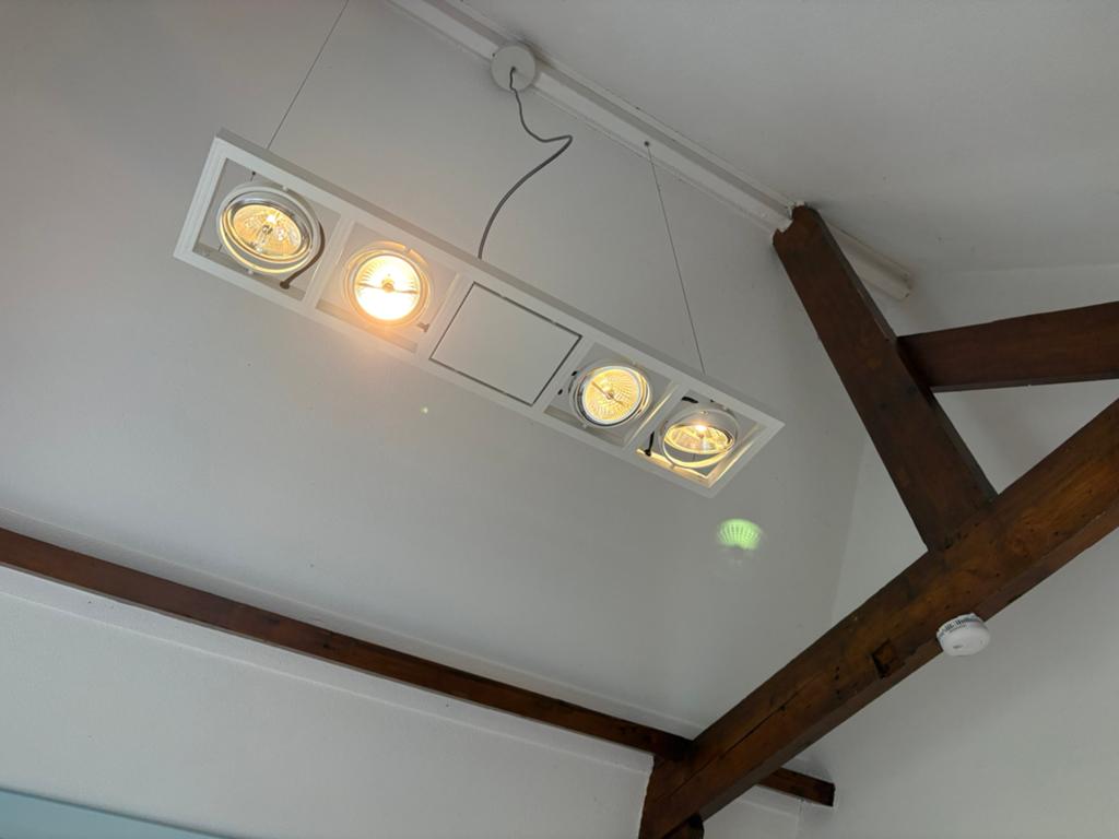 Rietveld hangende led verlichting, Ophalen of Verzenden, Zo goed als nieuw, Metaal, Modern
