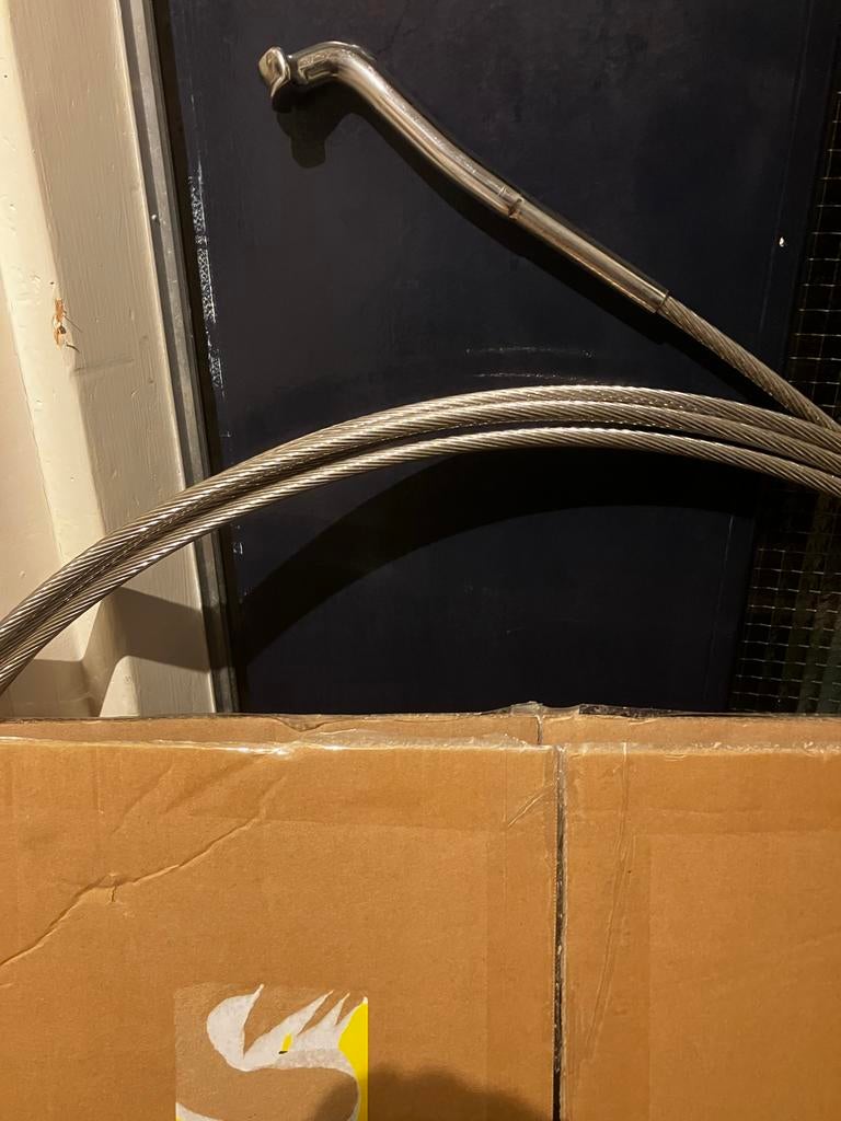 13,5 meter nieuwe stag 10mm zeilboot, verstaging, RVS kabel, 6 meter of meer, Nieuw, Toebehoren, Ophalen