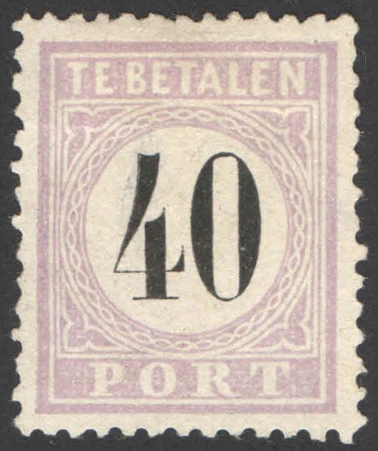 Suriname Port 7 Type I ongebruikt 1886-88, Ophalen of Verzenden, Postfris