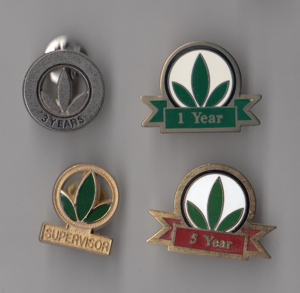 Herbalife pins emaille Supervisor, Gebruikt, Niet vindbaar, Niet vindbaar, Speldje of Pin
