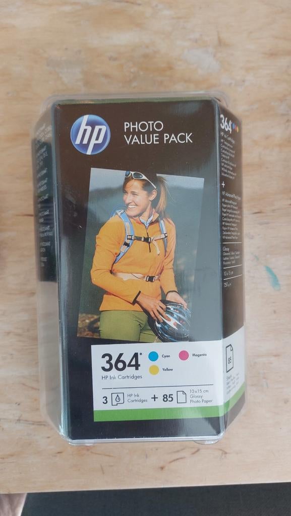 HP 364 Photo Value Pack - Inktcartridges & Fotopapier, Computers en Software, Printerbenodigdheden, Ophalen of Verzenden, Nieuw