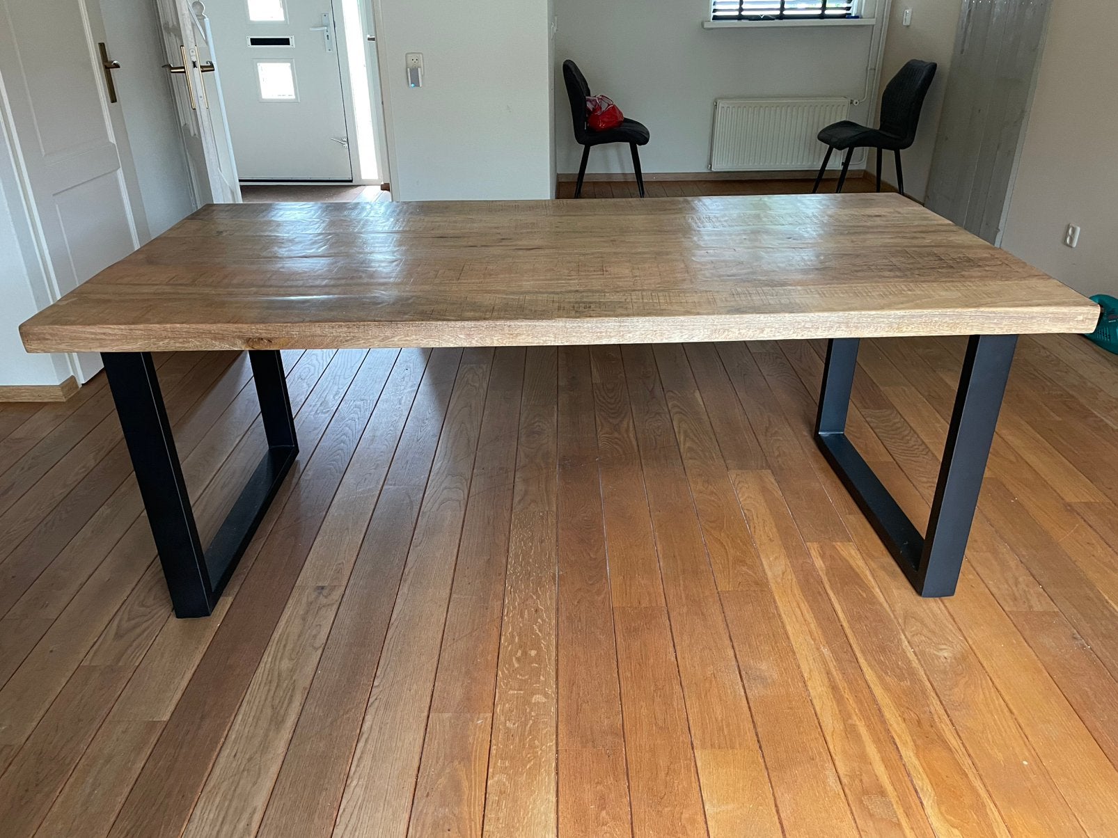 Aangeboden eettafel, Ophalen, Zo goed als nieuw, Rechthoekig, 50 tot 100 cm