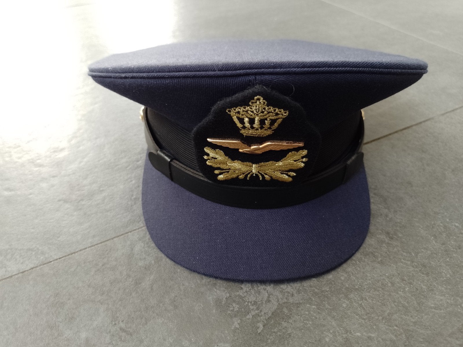 Militaire pet Luchtmacht onder Officier maat 57, Ophalen of Verzenden, Luchtmacht, Nederland, Helm of Baret