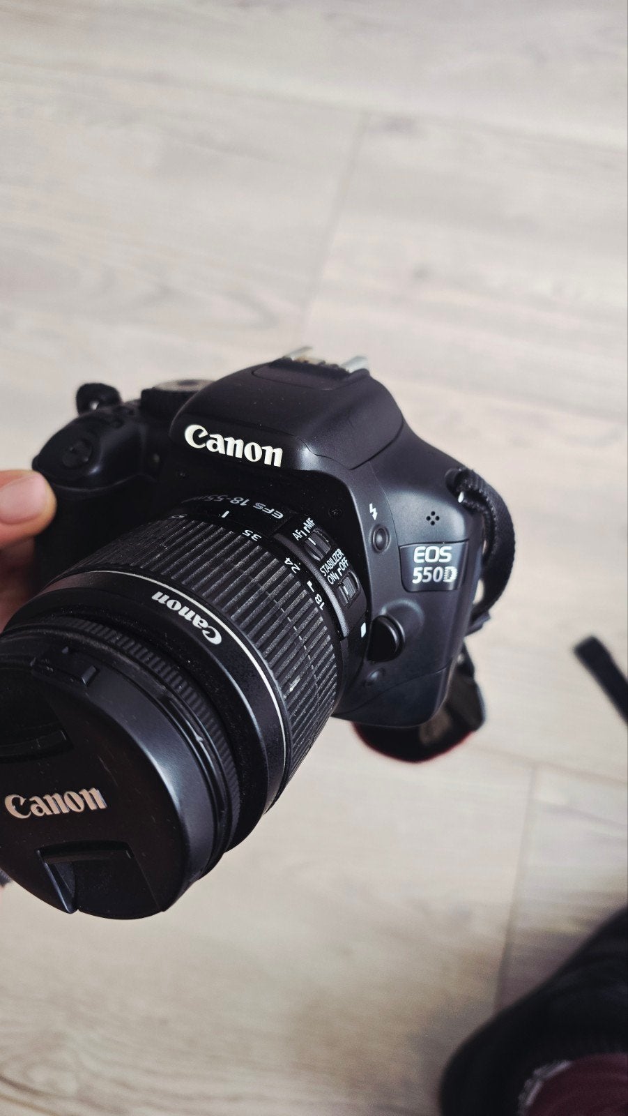 Canon EOS 550D Spiegelreflexcamera met 2 lenzen en een tas, Ophalen, Gebruikt, Spiegelreflex, Canon