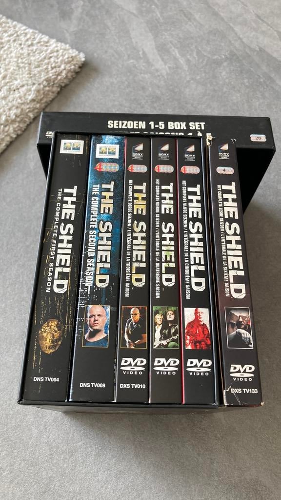 The Shield seizoen 1 t/m 6 dvd box, Vanaf 12 jaar, Ophalen of Verzenden, Zo goed als nieuw