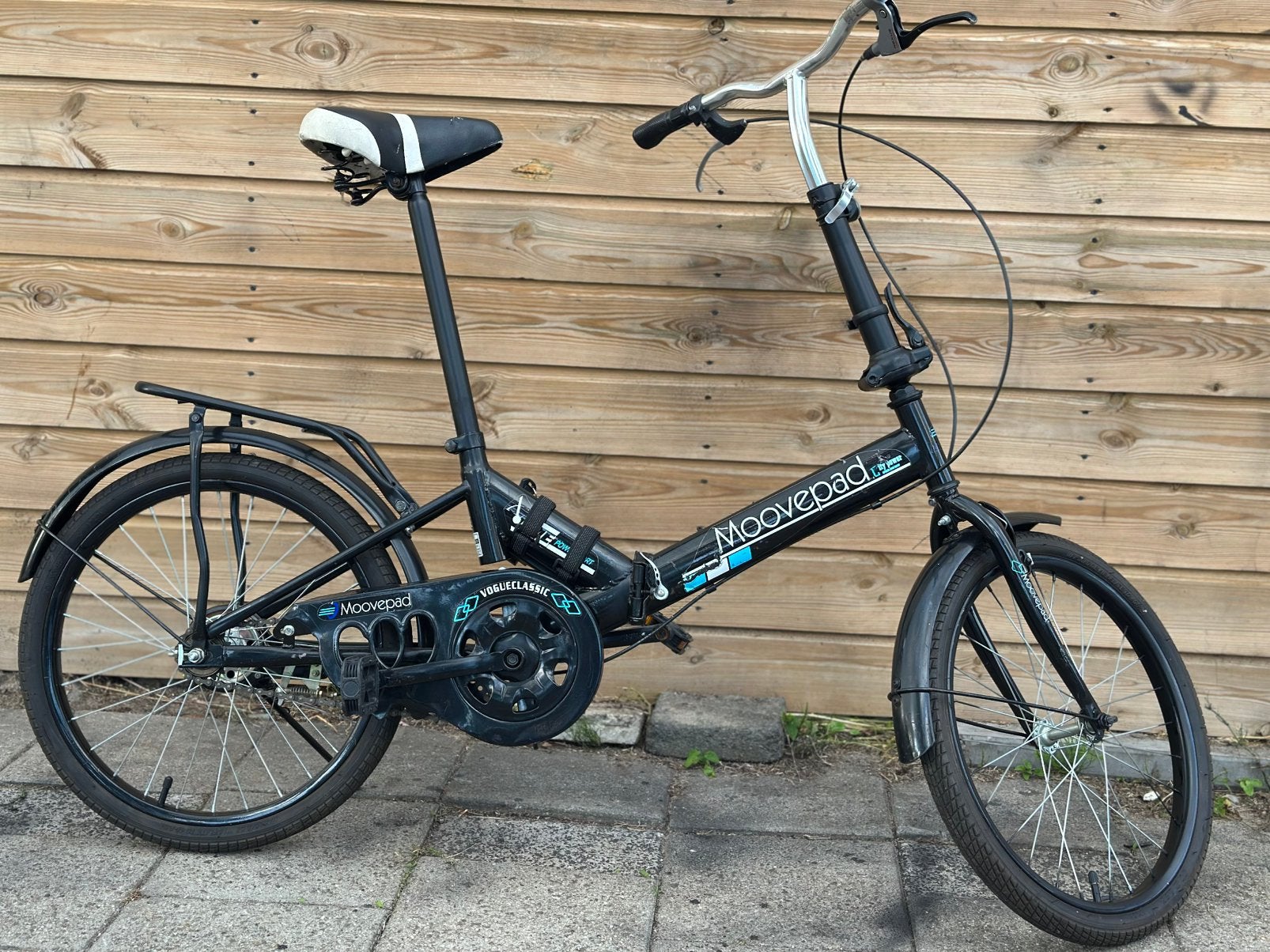 Moovepad 20 inch Vouwfiets – Perfecte Staat👍, Velgrem, Ophalen of Verzenden, Zo goed als nieuw, Handrem