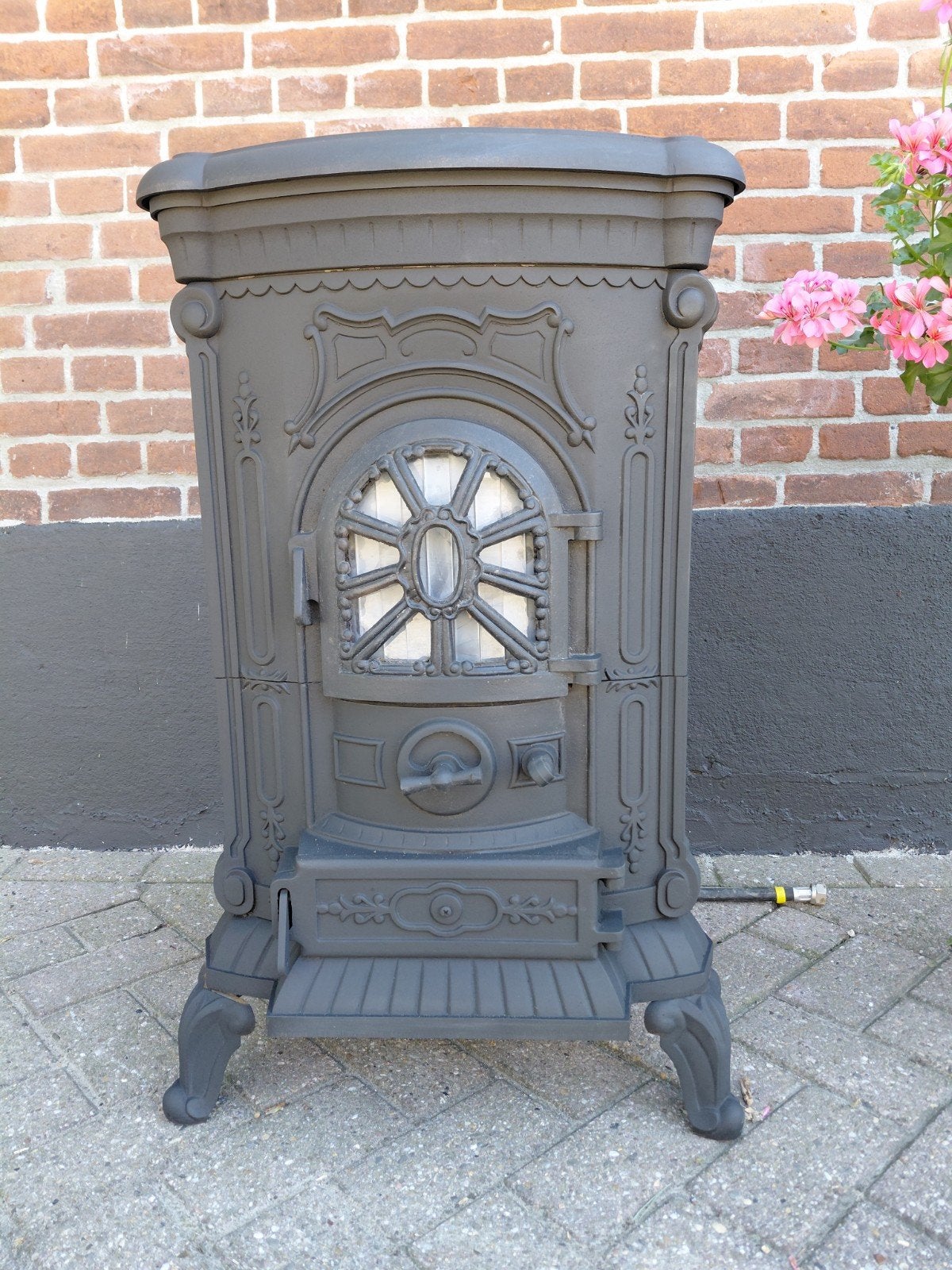 sfeervolle dauphin kachel, Huis en Inrichting, Ophalen, Gas, Gaskachel