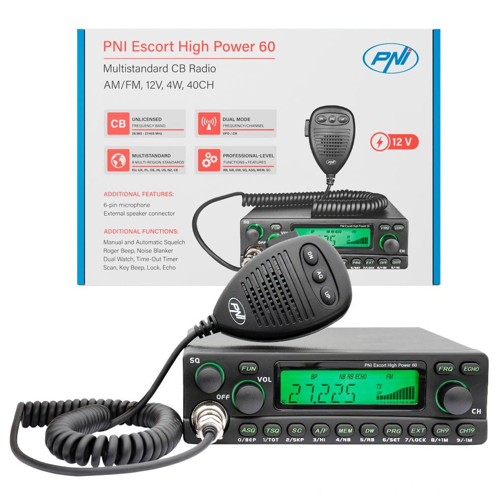 PNI HP60 High Power EXPORT CB, Telecommunicatie, Zenders en Ontvangers, Ophalen of Verzenden, Nieuw, Zender en Ontvanger